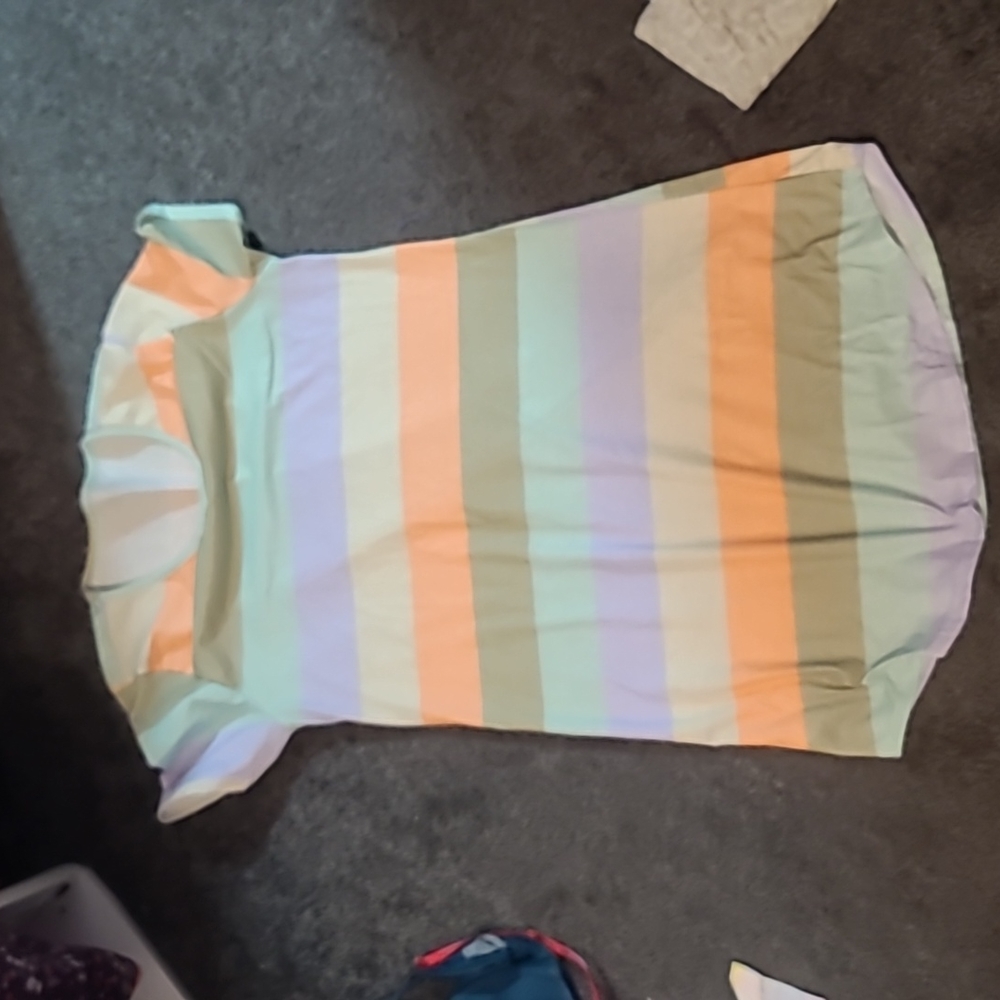 Stich fix t-shirt dress multicolor womans sz M